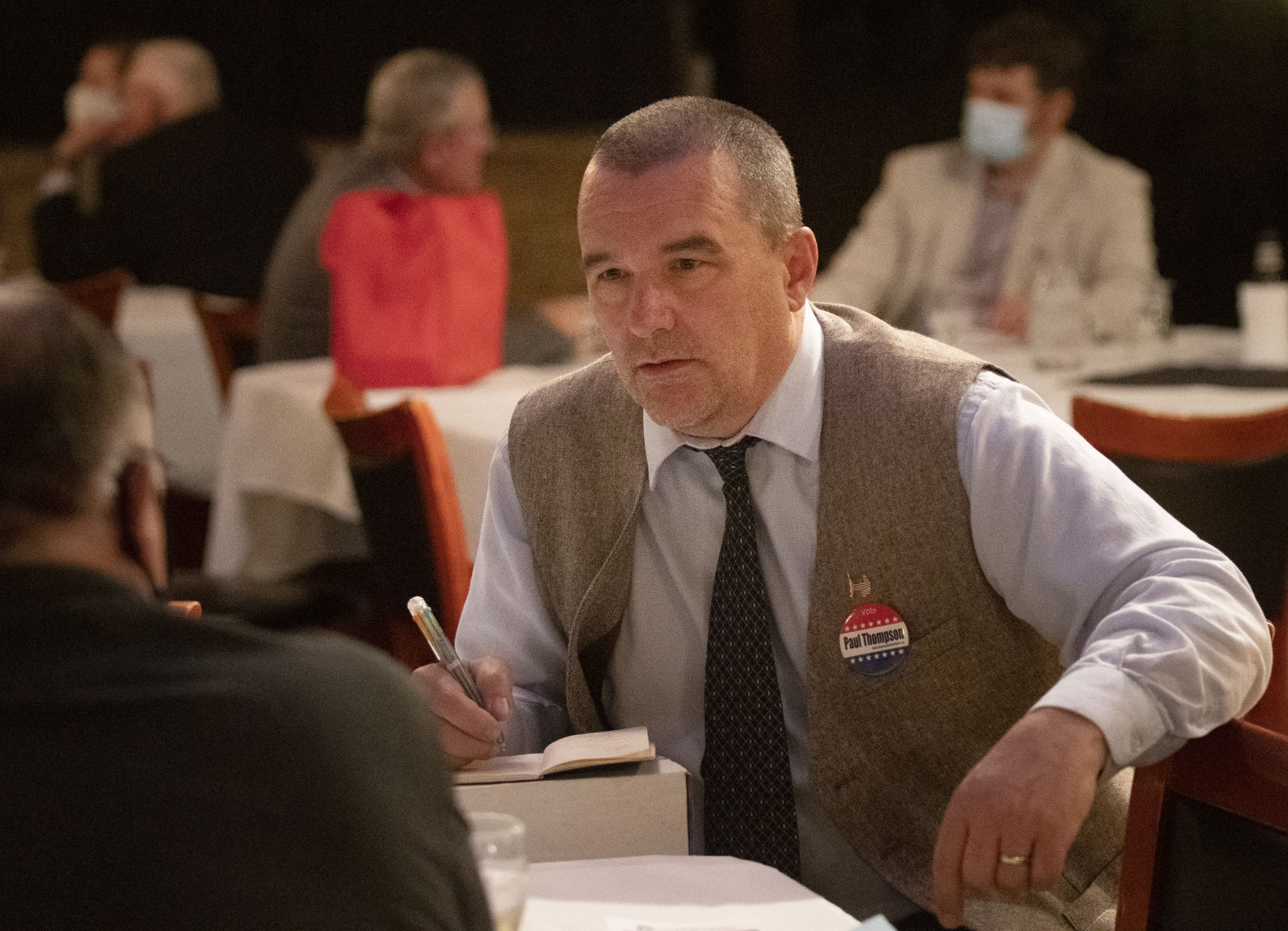 Speed dating, a public policy roundtable with legislative candidates